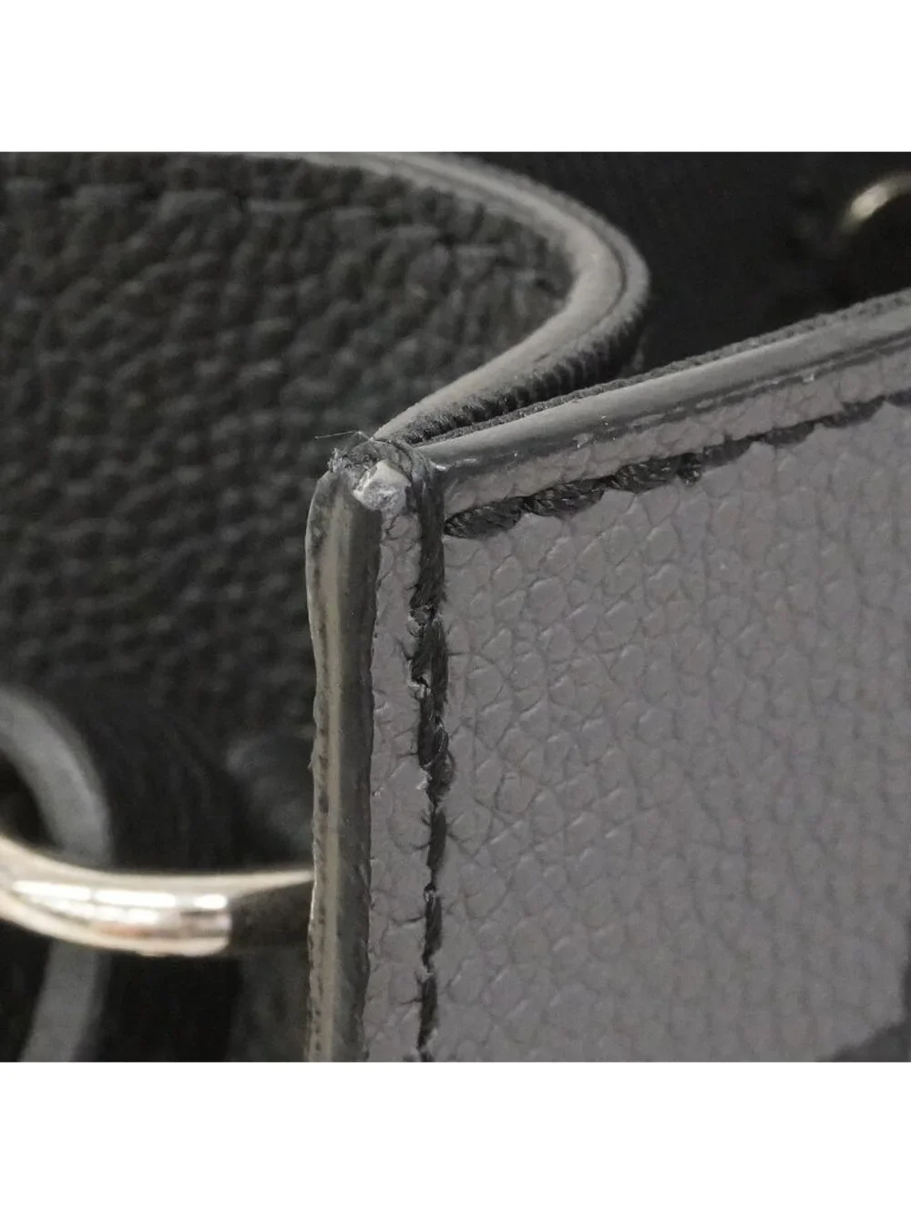 Louis Vuitton Handbag Damier Checkerboard Sac Plat XS Black 2-Way